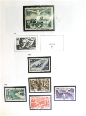 Lot 313 - France. An 1849 to 1976 mint and used collection in a Davo album. Includes some better earlies,...