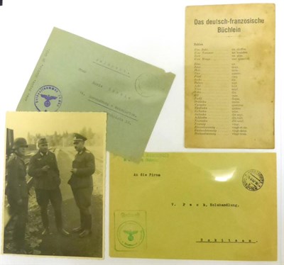 Lot 334 - Germany. A large blue Safe album, housing a collection of approximately two hundred World War...