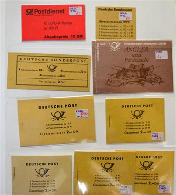 Lot 337 - Germany East and West. A collection of booklets. Noted East Germany December 1960, November...