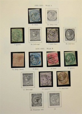 Lot 368 - Jamaica. A Stanley Gibbons printed album housing an 1860 to 1970 mint and used collection. Some...