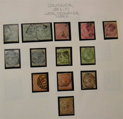 Lot 369 - Jamaica. A green Viscount album, housing an 1860 to 1946 mint and used, including Officials. Better