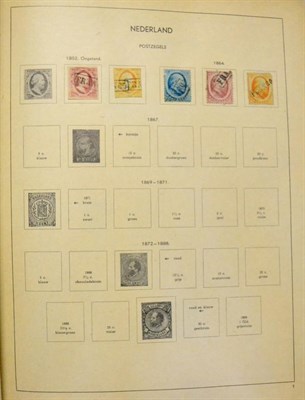 Lot 396 - Netherlands. An 1852 to 1984 mint and used collection in a printed Davo album. With extra pages...