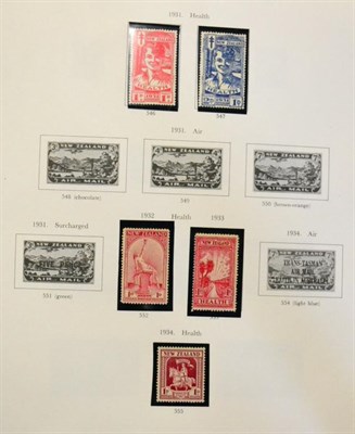 Lot 406 - New Zealand.  A 1931 to 1987 mint collection in two Stanley Gibbon's printed albums, including...