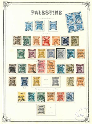 Lot 415 - Palestine. Loose Yvert and Tellier pages housing a mint and used collection. Includes a number...