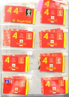 Lot 461 - Great Britain. A collection of 1987 to 2000 Barcode booklets. Includes 1989 to 2000 Machin NVI...