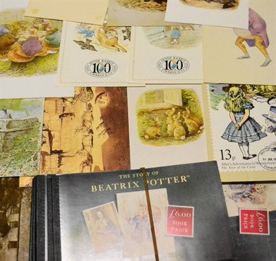 Lot 463 - Great Britain. A collection of forty eight 1993 Beatrix Potter Prestige booklets. A small bundle of