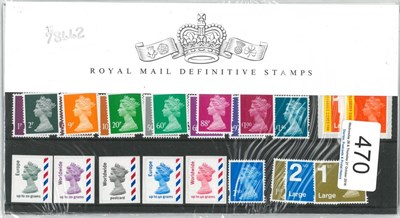 Lot 470 - Great Britain. Three 2010 Royal Mail Definitive Presentation packs - No 88