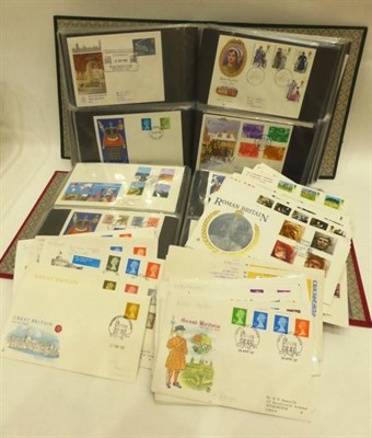 Lot 481 - Great Britain. An accumulation of  illustrated FDC's from the mid 1960's onwards in two album...