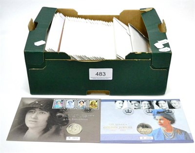 Lot 483 - Great Britain. A 2001 to 2015 collection of coin covers, still in original envelopes. High face