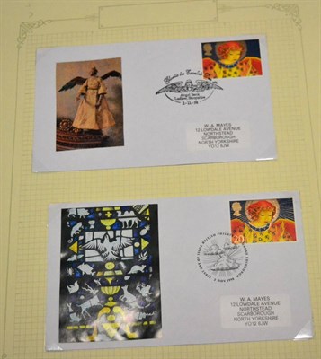 Lot 486 - Great Britain. A 1980 to 1999 collection of FDC's on loose albums pages. Vast majority with special