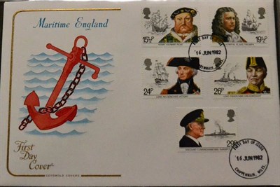 Lot 494 - Great Britain. A small FDC collection in four albums. Mainly from the 1970's and early 1980's...