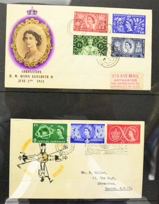 Lot 499 - Great Britain. An 1840 to 1967 FDC and Commemorative collection. Noted 1946 Victory, 1949 UPU, 1951