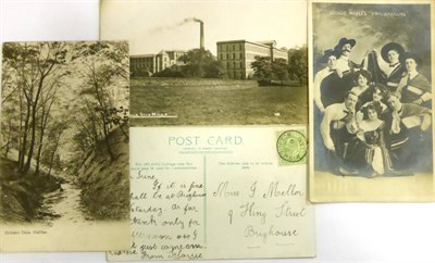 Lot 507 - A Miscellaneous Assortment of Cards. Includes real photographic (number from the Brighouse...