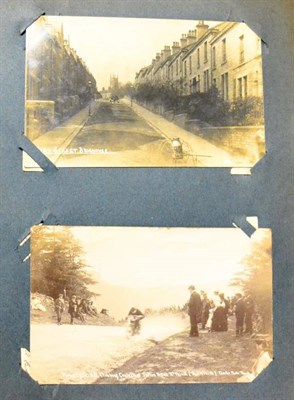 Lot 514 - An Album housing real photographic cards from Thornton le Beans, Bridhouse, Kirkhammerton,...