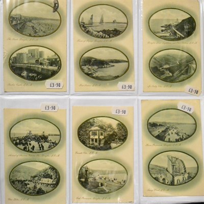 Lot 519 - A Miscellaneous Range of Cards in a large blue album. Includes British and overseas