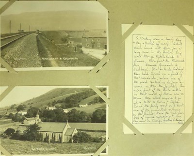 Lot 528 - Yorkshire Dales. A thin album housing an annotated August 1926 trip around the Dales. Majority...