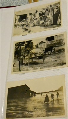 Lot 538 - Sind. An album housing over forty vintage cards and photographs of Sind (now in South Pakistan)...