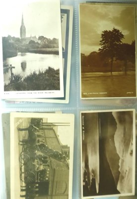 Lot 544 - Mainly Early Mix of Postcards, mostly British including topographical, social history, real...