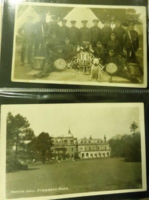 Lot 569 - Marton-in-Cleveland. A maroon album holding over one hundred vintage to modern time postcards....