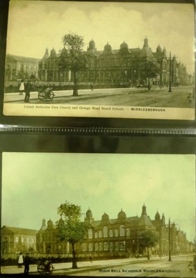 Lot 578 - Middlesbrough. Albert Road. A small collection of twenty eight vintage postcards, depicting...