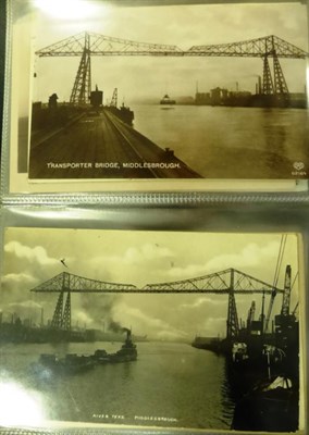 Lot 613 - Transporter Bridge - Middlesbrough. A collection of ninety eight vintage to modern postcards....