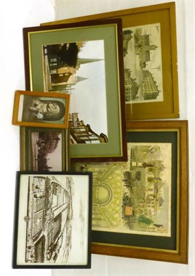 Lot 615 - An Assortment of Over One Hundred Teesside and other,  'blown up' and framed postcards. Also a...