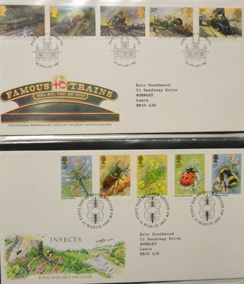 Lot 621 - Great Britain. A collection of FDC's in nine albums. From 1937 Coronation  Stamp Centenary to...