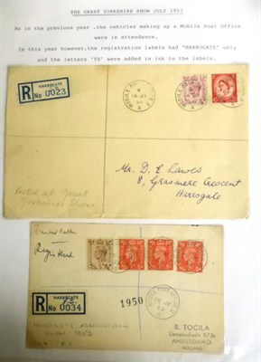 Lot 650 - Great Britain. A box file housing a collectors society display sheets. Covers a range of areas...