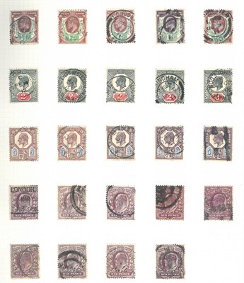 Lot 693 - Great Britain. 1911 to 1913 used collection to 1s, including shades, on loose album pages