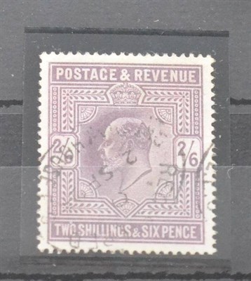 Lot 1061 - Great Britain. 1911 2s6d Dull greyish purple. Used