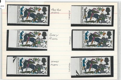 Lot 1095 - Great Britain. 1966 Battle of Hastings. 4d Marginal phosphor unmounted with blue omitted -...