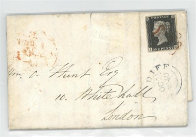 Lot 1131 - Great Britain. October 1840 entire to London (from Mr Coffin regarding the prices of Railway...