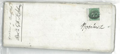 Lot 1217 - Great Britain. An 1857 thick, lengthy, folded and heavy registered document to the Reverend St...