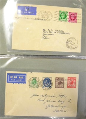 Lot 1243 - Great Britain. A multi ring album housing a small collection of mail, mainly addressed to...