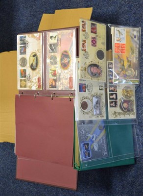 Lot 38 - Three Boxes housing a number of catalogues and reference works, plus miscellaneous stamps including