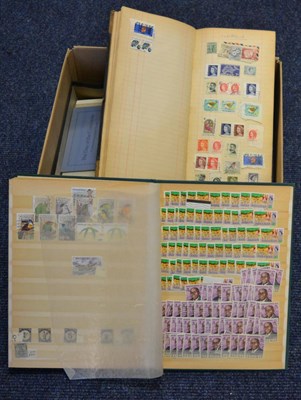 Lot 51 - A Miscellaneous Assortment of worldwide stamps in albums, ledger etc., and some covers, all...