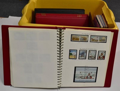 Lot 83 - Channel Islands and Isle of Man. Mint collections to the late 1980's in albums and Presentation...