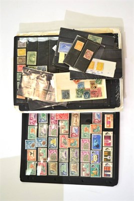 Lot 106 - A Mix of British Commonwealth mint and used on stockcards and Hagner pages. Includes Canada,...