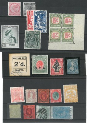 Lot 116 - British Commonwealth and Great Britain. Three stockcards housing a miscellaneous range of mint...