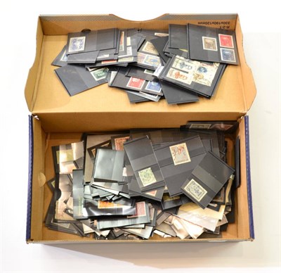 Lot 117 - Various Foreign. A shoe box housing various mint and used singles, part sets, sets etc on...