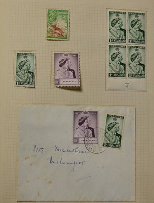 Lot 118 - Three Green Spring Back Albums housing a range of British Commonwealth and USA. Includes some FDC's