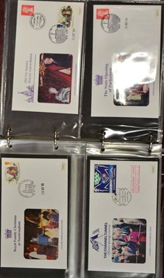 Lot 129 - Royalty. FDCs, Commemorative covers, Benhams silk, Coin covers etc., (some signed) all relating...