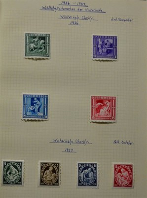 Lot 152 - Austria. 1936 to 1952 mainly mint collection in a green Utile album. Also some late 1930's...