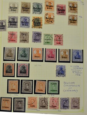 Lot 163 - Belgium. An 1861 to 1989 mint and used collection in a red Simplex album. Also includes some...