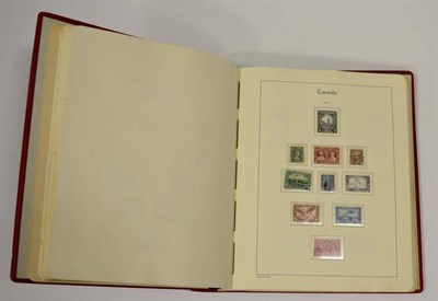 Lot 173 - Canada. Two boxed Lighthouse hingeless albums housing a used 1851 to 1999 collection. Variable...