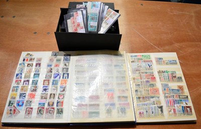 Lot 193 - France and Colonies. Mainly used in two stockbooks and a black  box. Much duplication