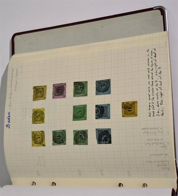 Lot 199 - German States. A mint and used collection in a Twinlock album with some better noted but mixed...