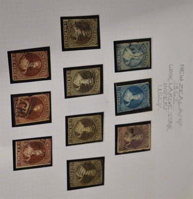 Lot 228 - New Zealand. A black Barclay album housing an 1857 to 1942 mint and used collection including...