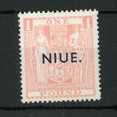 Lot 231 - Niue. 1918 to 1928 £1 fresh mint