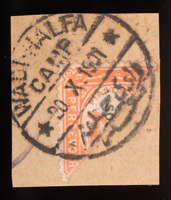 Lot 245 - Sudan. 1897 2p Postage Due. Bisected on small piece, used